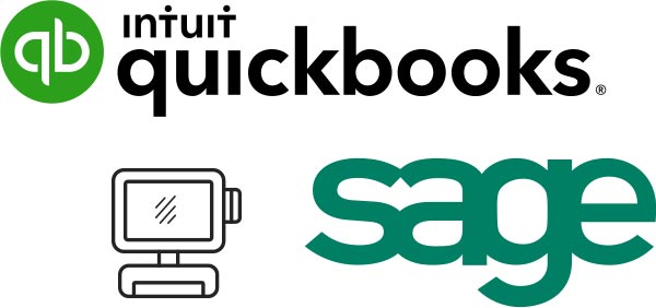 AccuPOS integrates directly with QuickBooks and Sage accounting to speed up your business