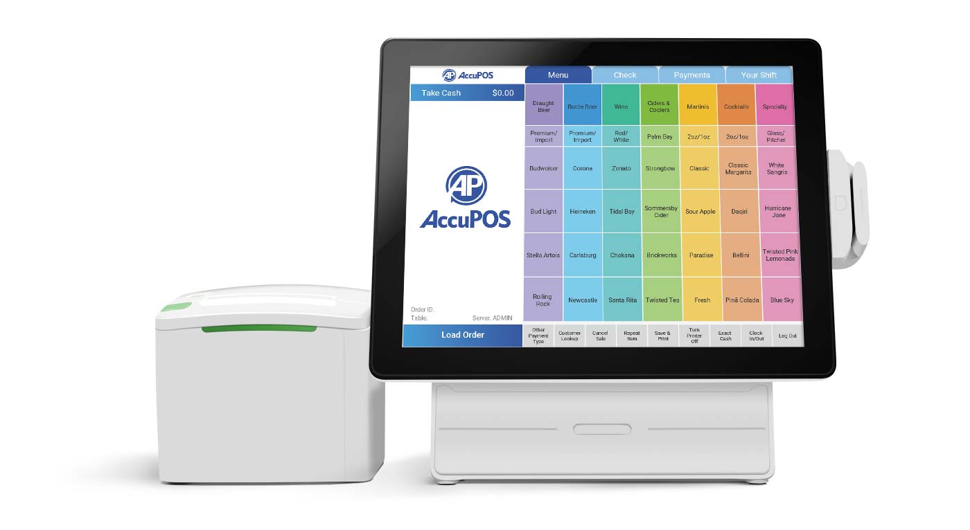 AccuPOS restaurant POS systems for foo industry businesses